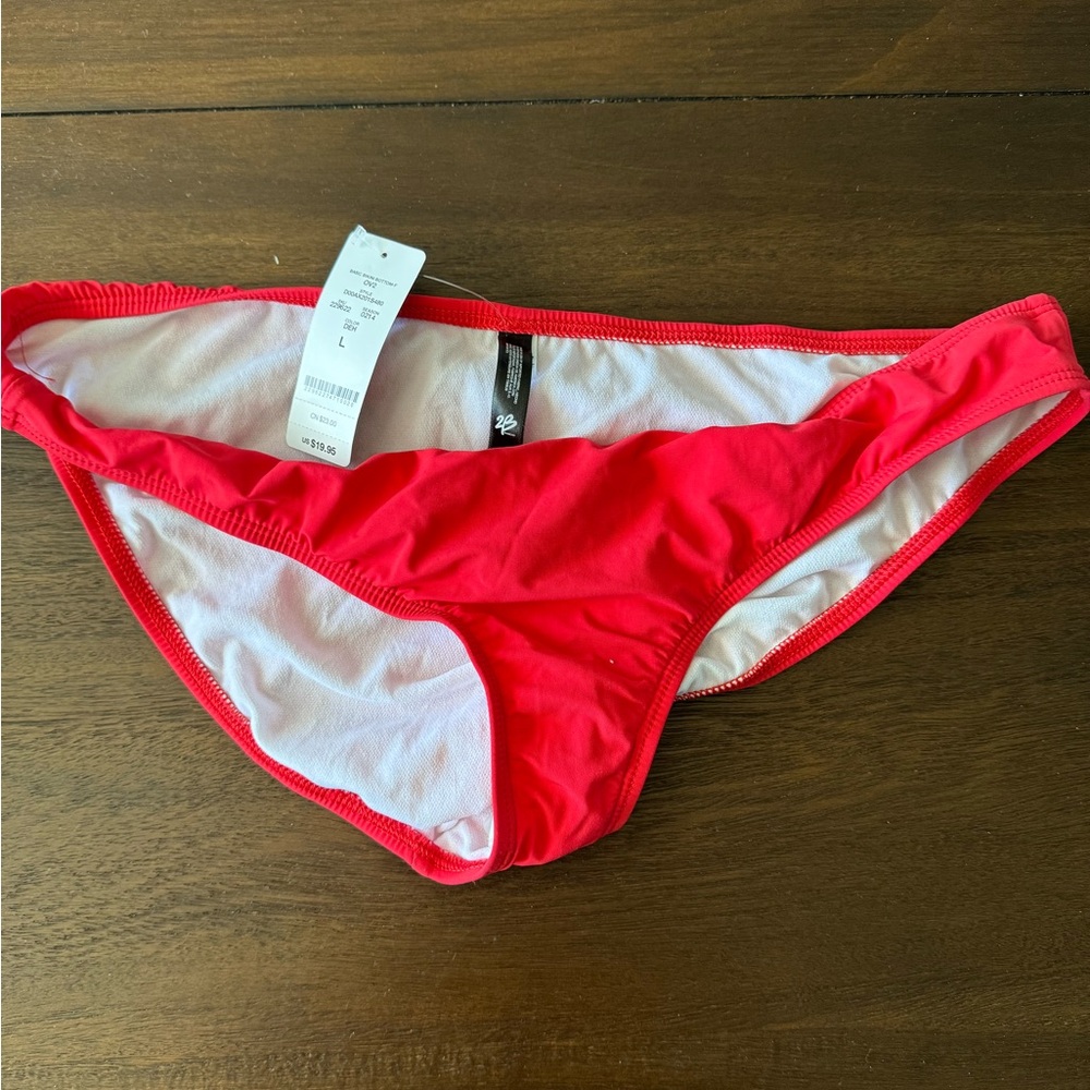 2Bebe red bathing suit bottom